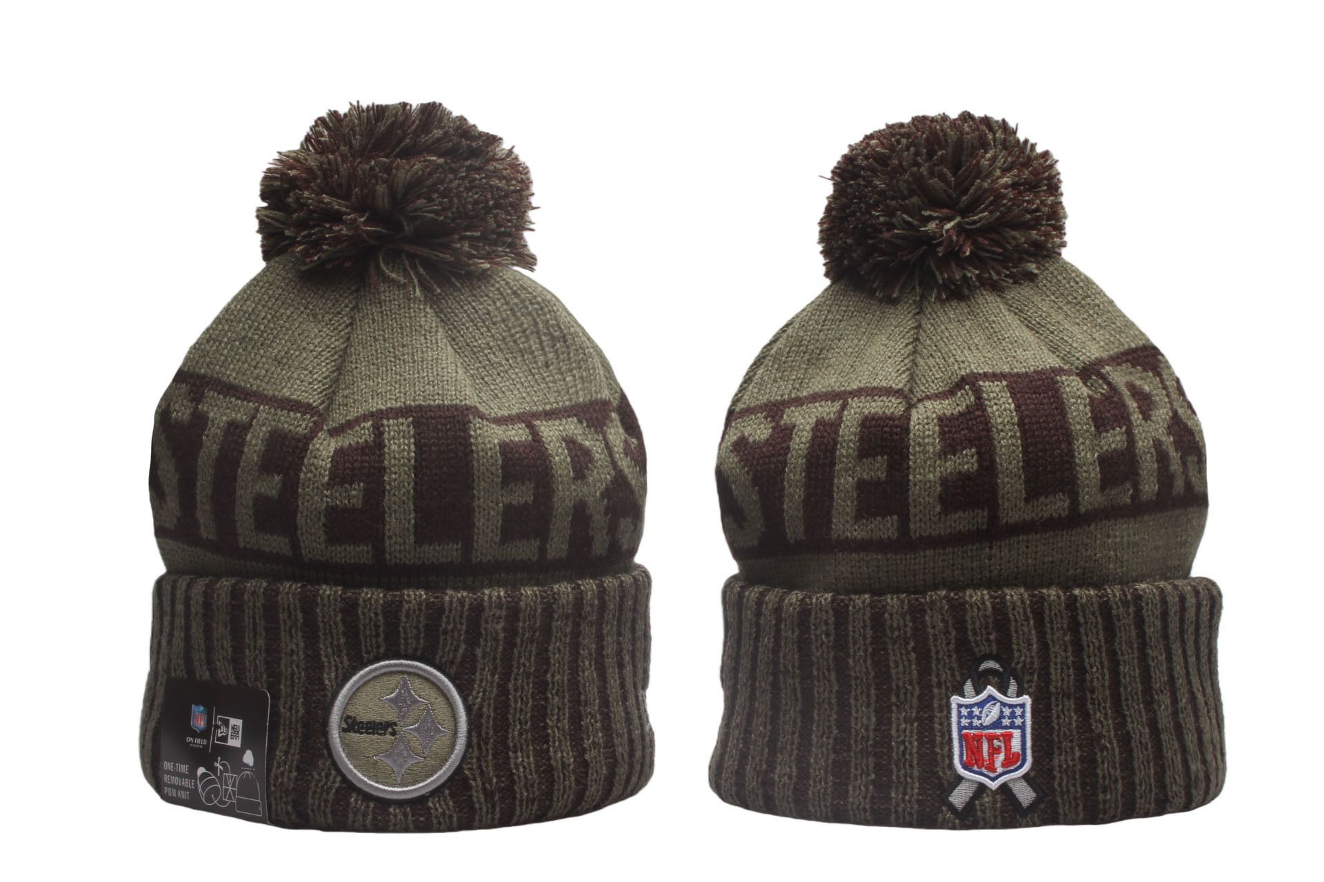 2026 NFL Pittsburgh Steelers Hat beanie style 03->->Sports Caps